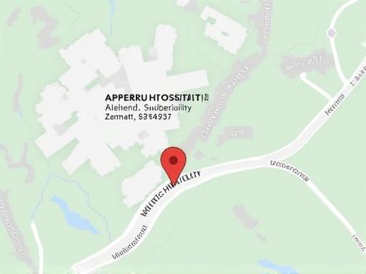 Karte, die den Standort von Alpenruh Hospitality in Zermatt zeigt.